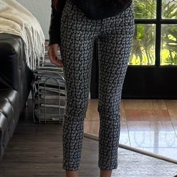 Cat Pattern Skinny Pants - Picture 8 of 8